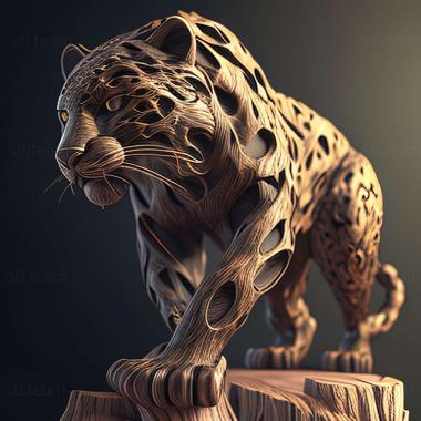 3D model Panthera crassidens (STL)